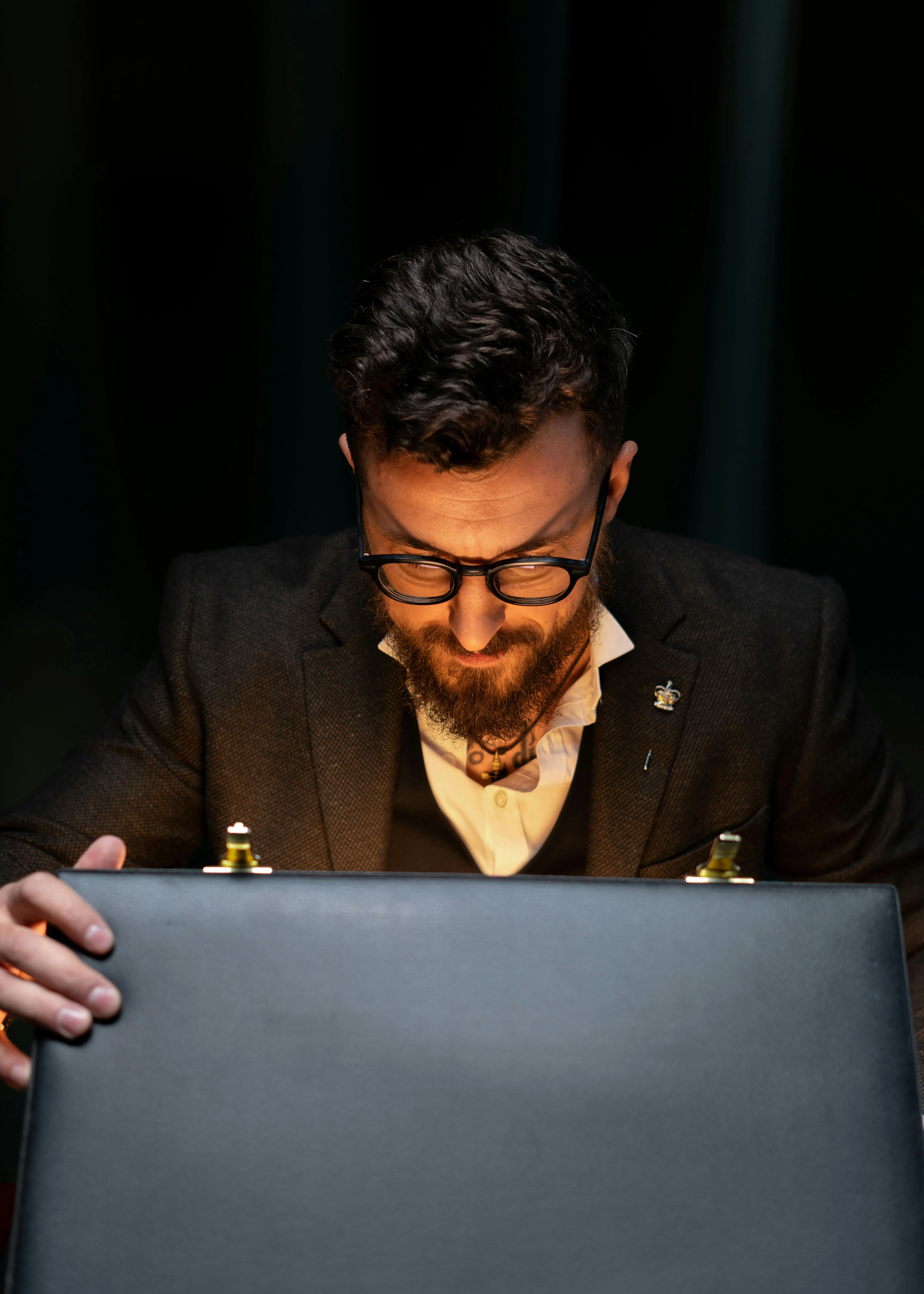A briefcase opens to reveal capital available when you need it