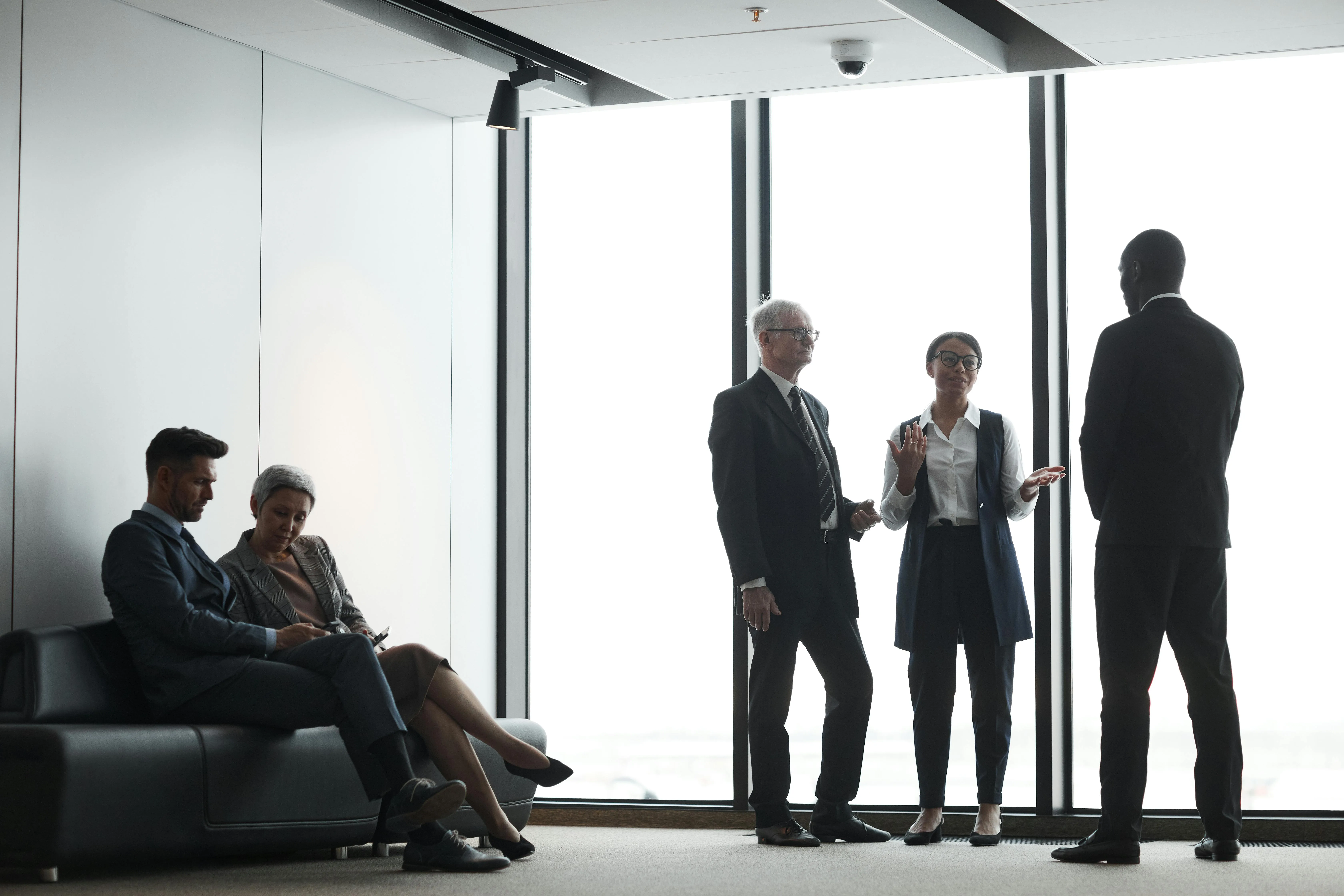 People in a business meeting together, the relationship that gets loans approved